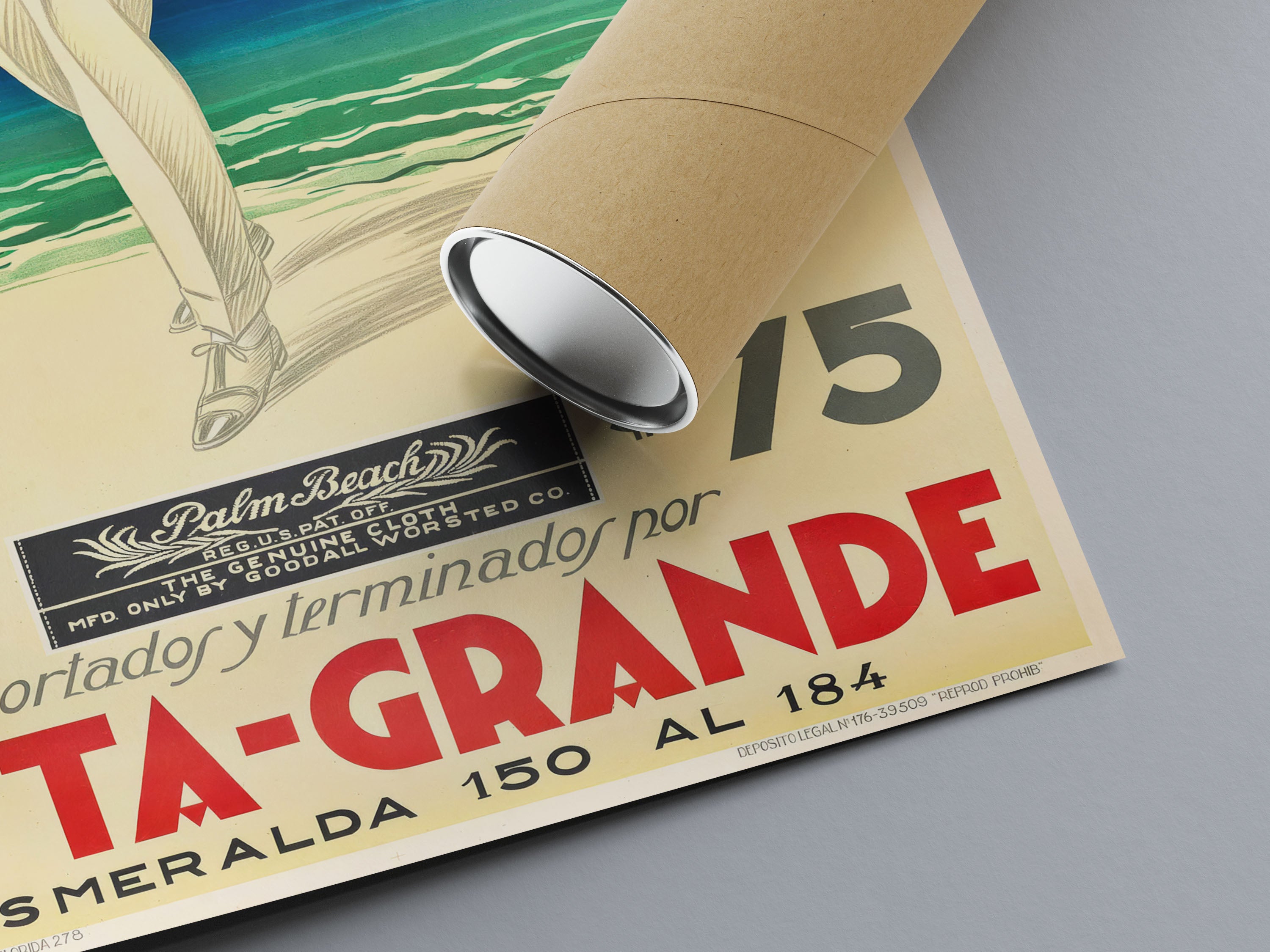 Affiche Costa Grande- Achille Mauzan- papier mat 230gr/m²