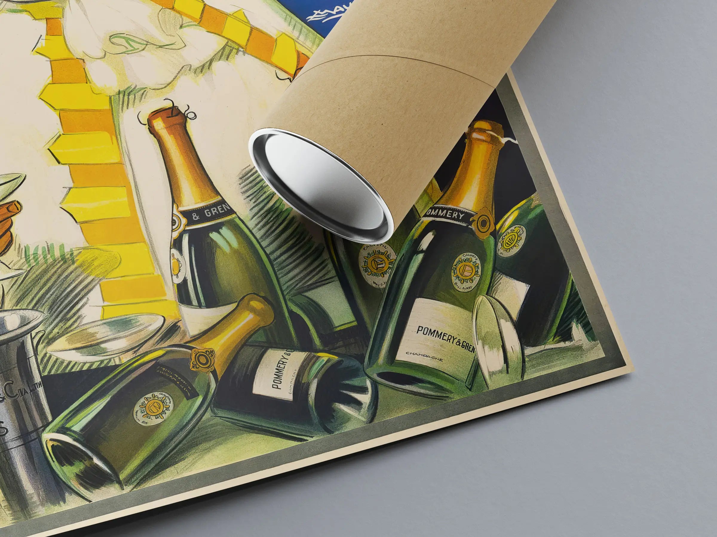 Art-Deco-Poster „Champagne Pommery & Greno“ – Achille Mauzan – High Definition – mattes Papier 230 g/m²