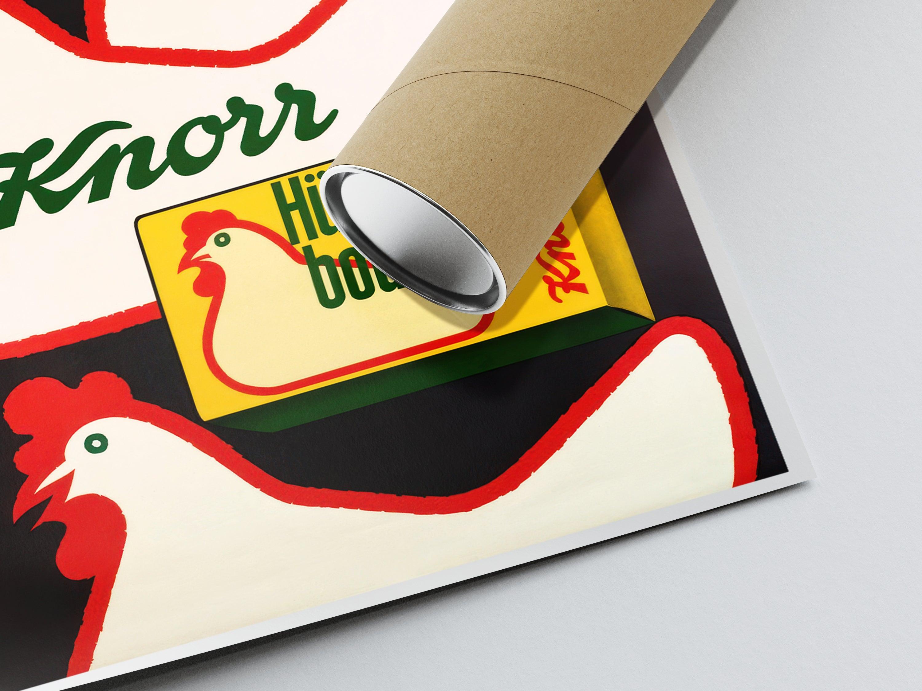 Affiche cuisine vintage "Knorr"- Haute Définition - papier mat 230gr/m² - Poster Vintage