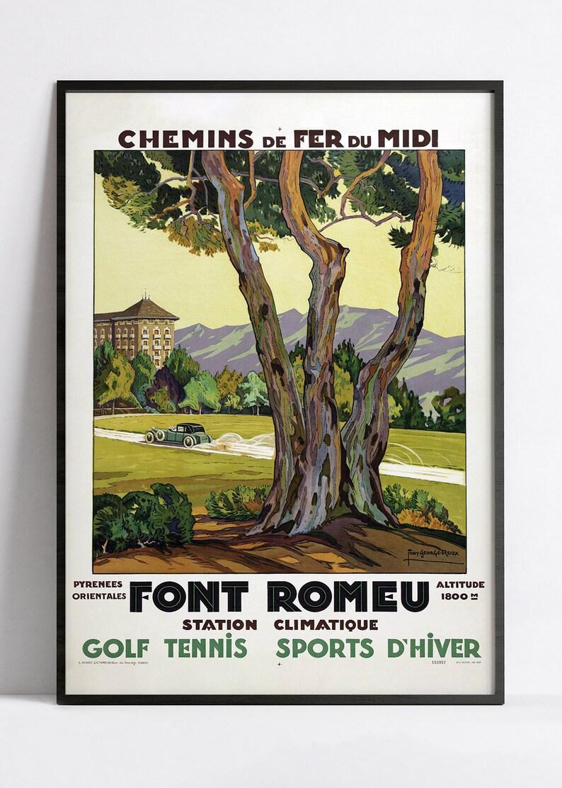 GRYON VILLARS SUISSE Rf185 - POSTER HQ 40x60cm d'une AFFICHE VINTAGE