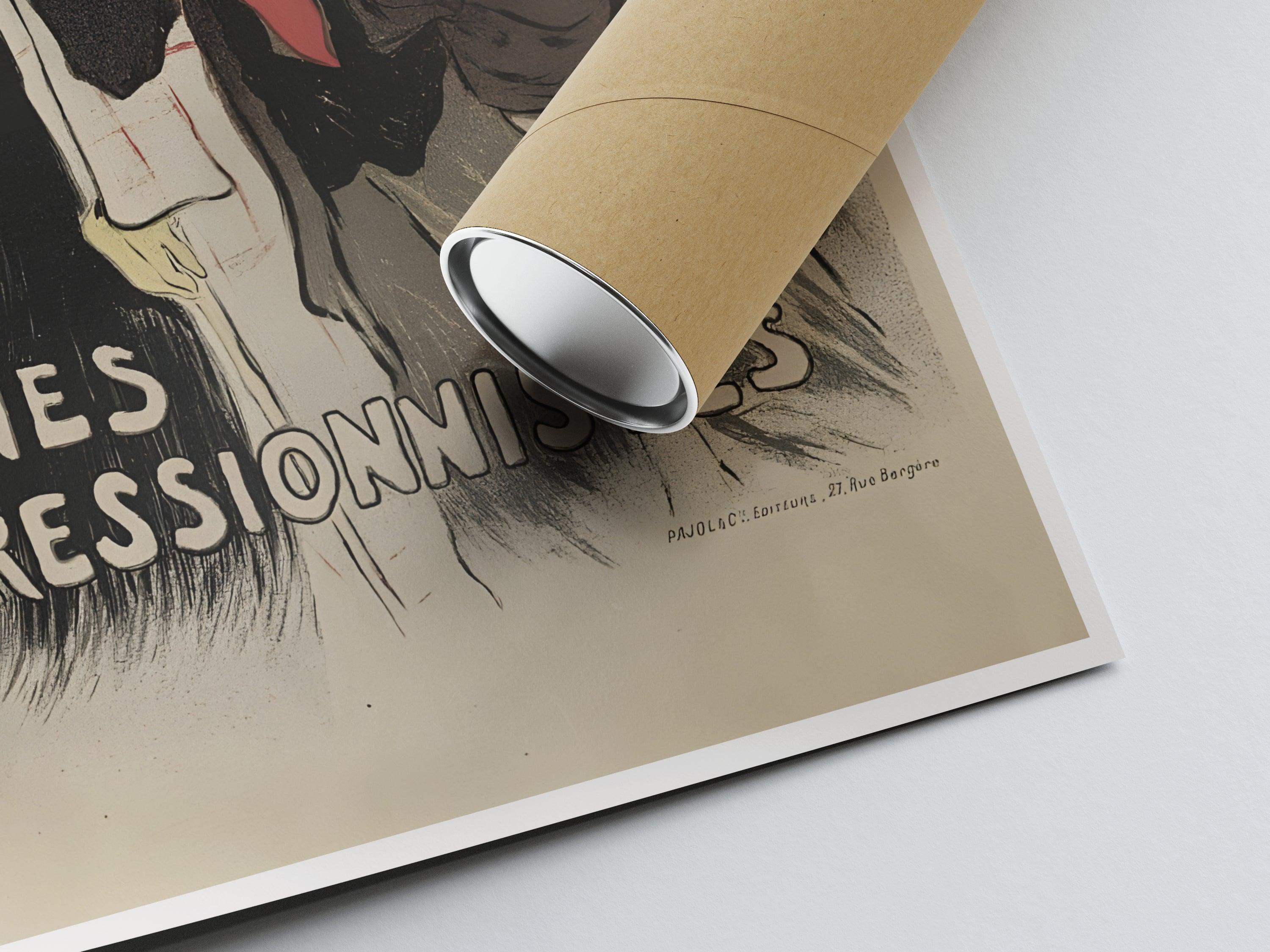 Affiche Theophile Alexandre Steinlen "Mothu et Doria" - Art Nouveau - Haute Définition - papier mat 230gr/m² - Poster Vintage