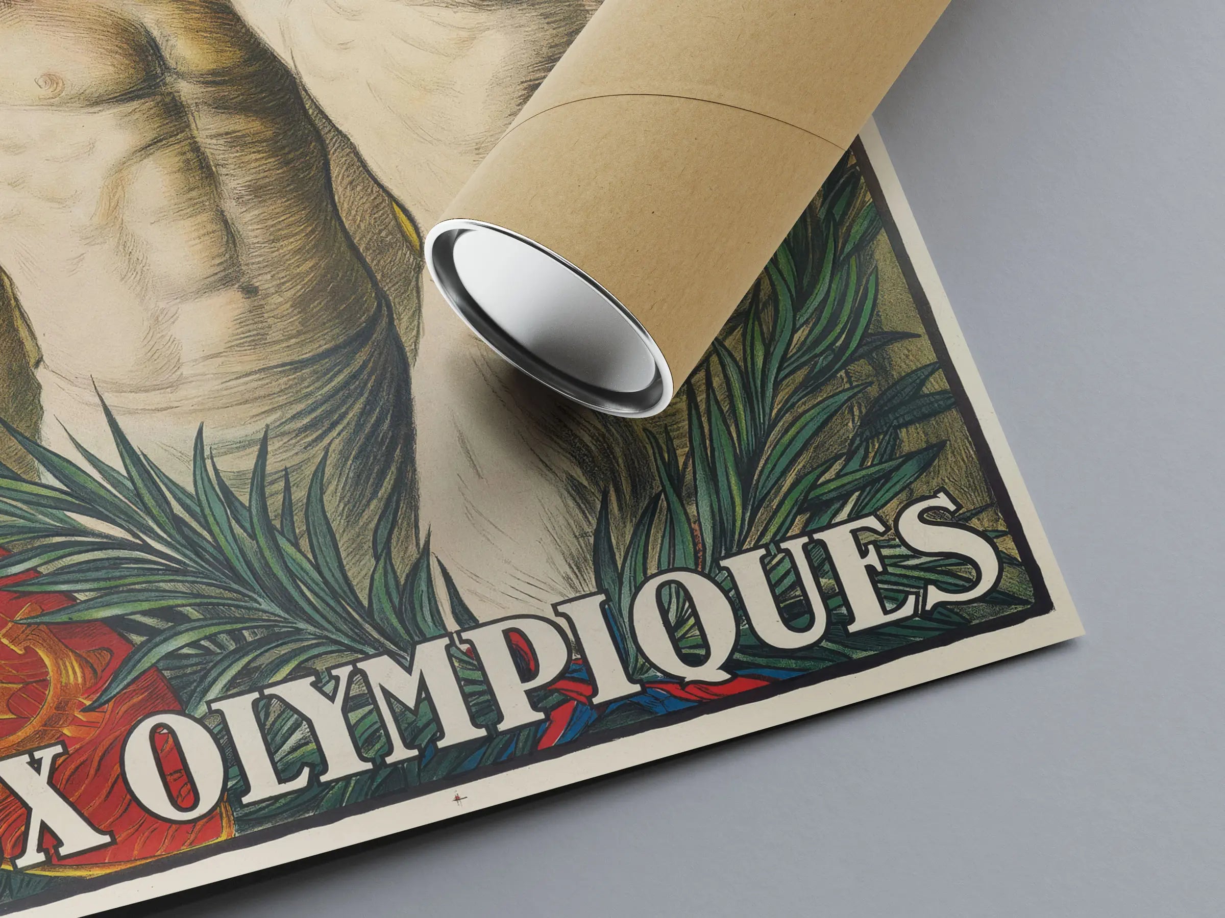 Affiche Jeux Olympiques vintage "Paris 1924" - Jean Droit - Haute Définition - papier mat 230gr/m²