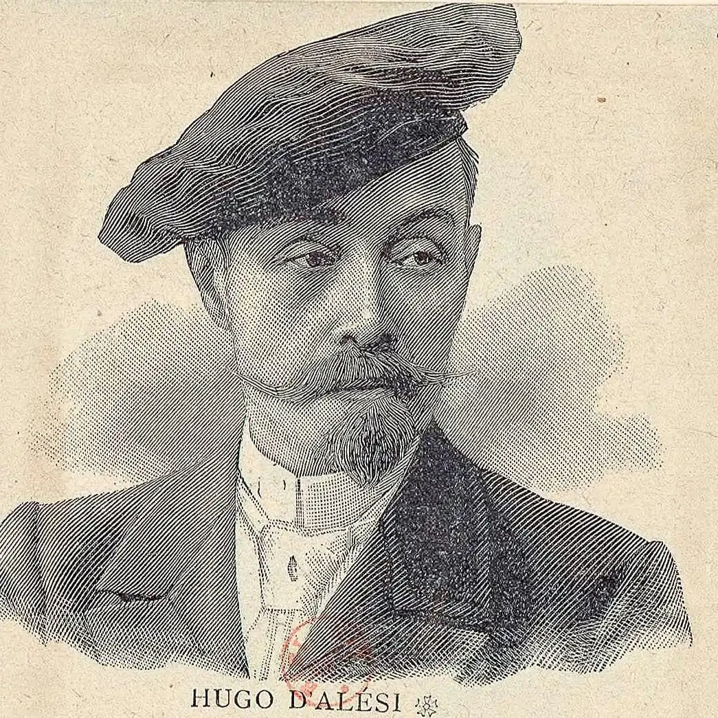 Portrait de Hugo D'alesi au crayon
