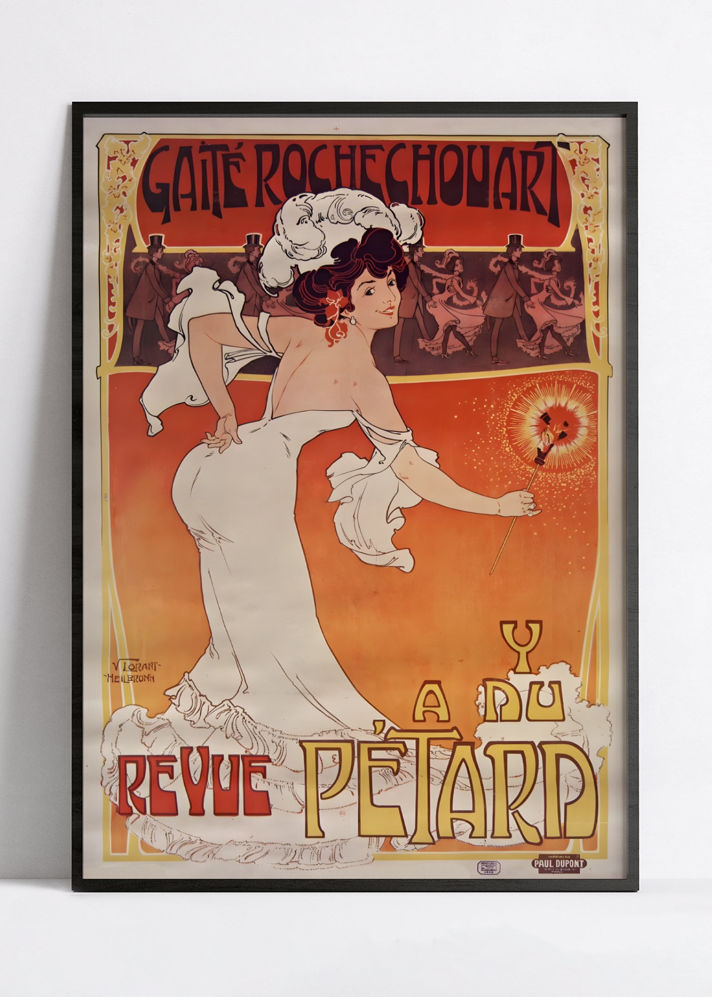 Affiche cabaret vintage "Gaïté Rochechouard - 'Ya du pétard" - Haute Définition - papier mat 230gr/m²