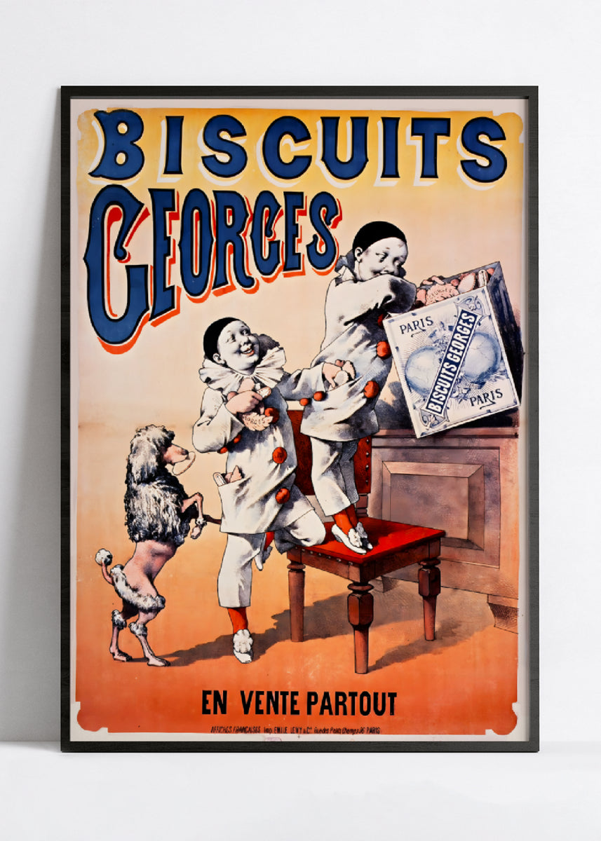 Affiche cuisine vintage Ch. Gervais - Haute Définition - papier mat  230gr/m²