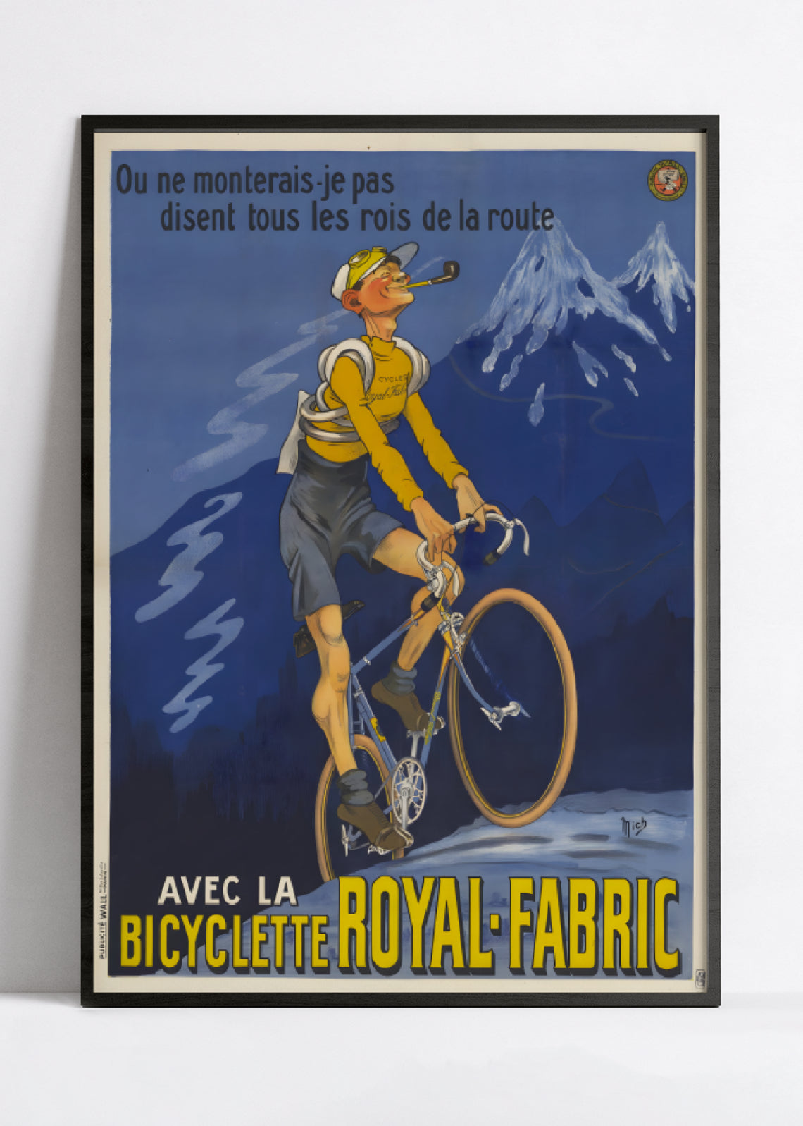 Affiche velo vintage "Royal Fabric" - Mich - Haute Définition - papier mat 230gr/m²