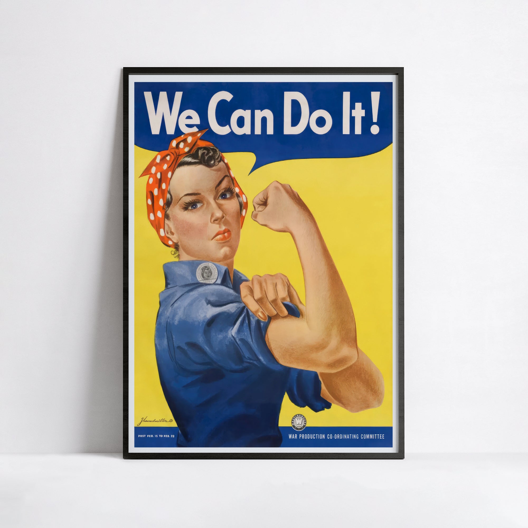Affiche de propagande "We Can do it" - Haute Définition - papier mat 230gr/m²