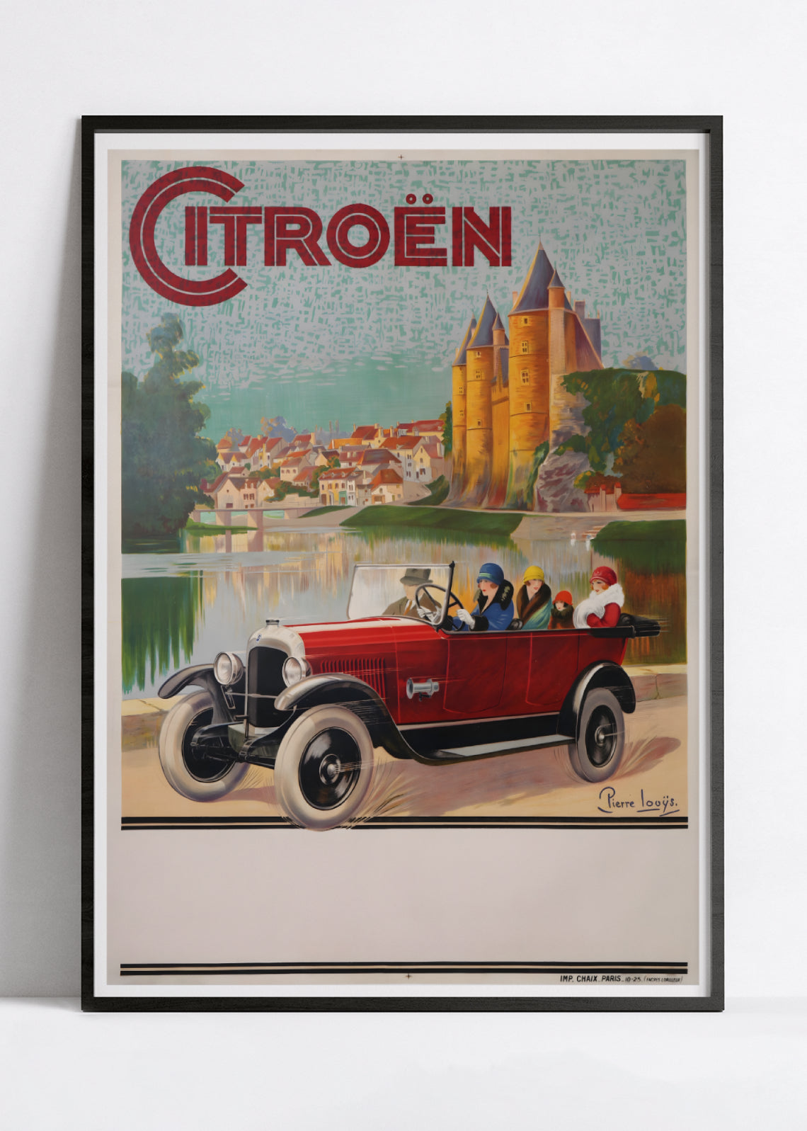 Affiche publicitaire vintage "Citroën" - Pierre Louys - Haute Définition - papier mat 230gr/m²