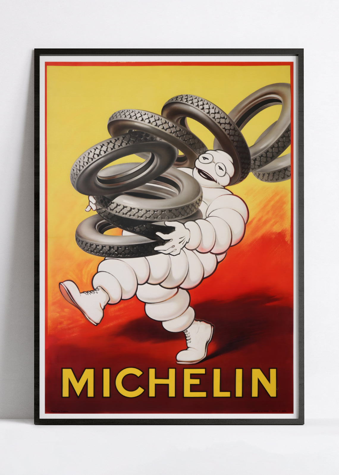 Affiche publicitaire vintage " Michelin" - O'Galop - Haute Définition - papier mat 230gr/m²