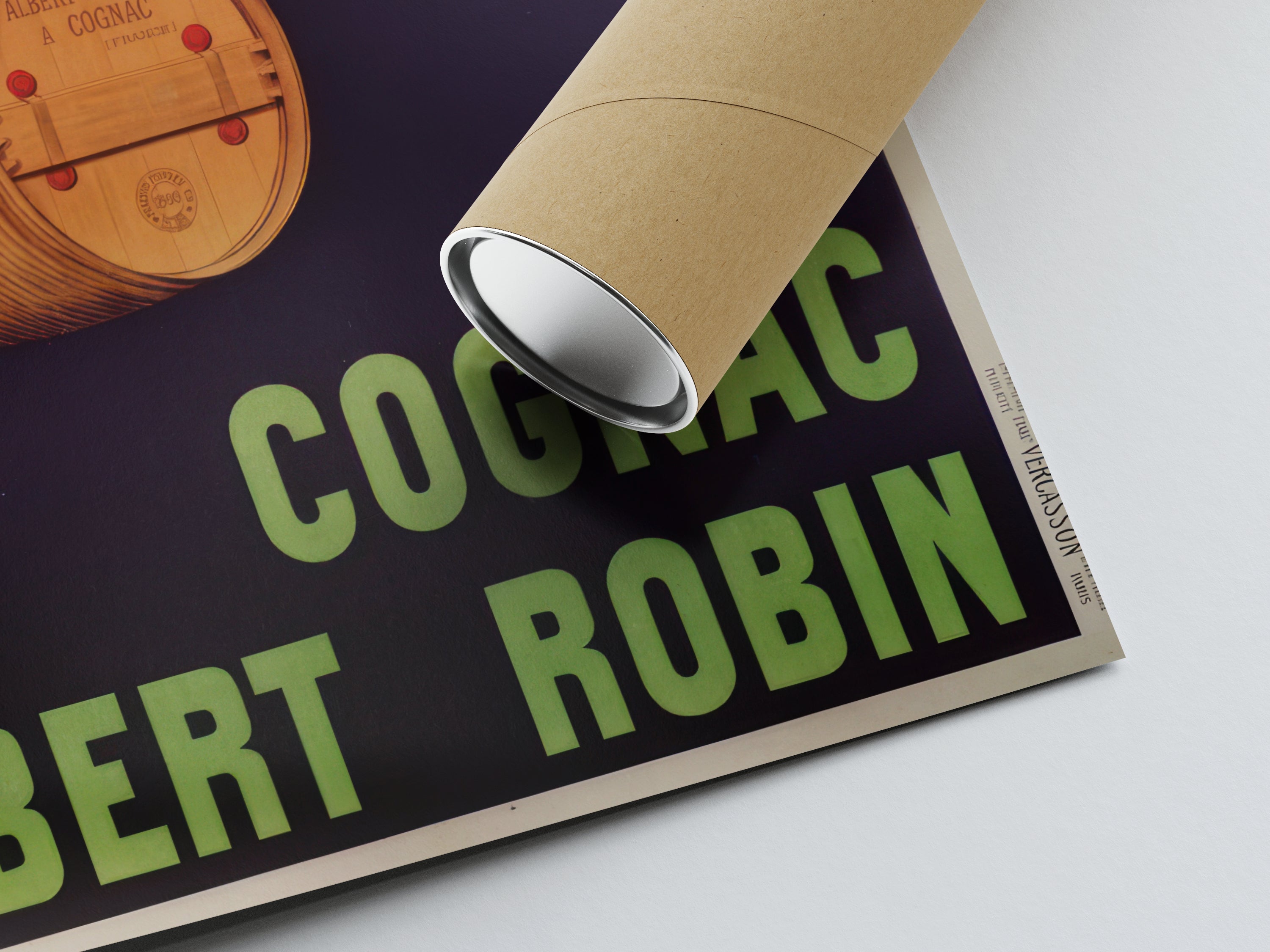 Affiche alcool vintage "Cognac Albert Robin" - Leonetto Cappiello - Haute Définition