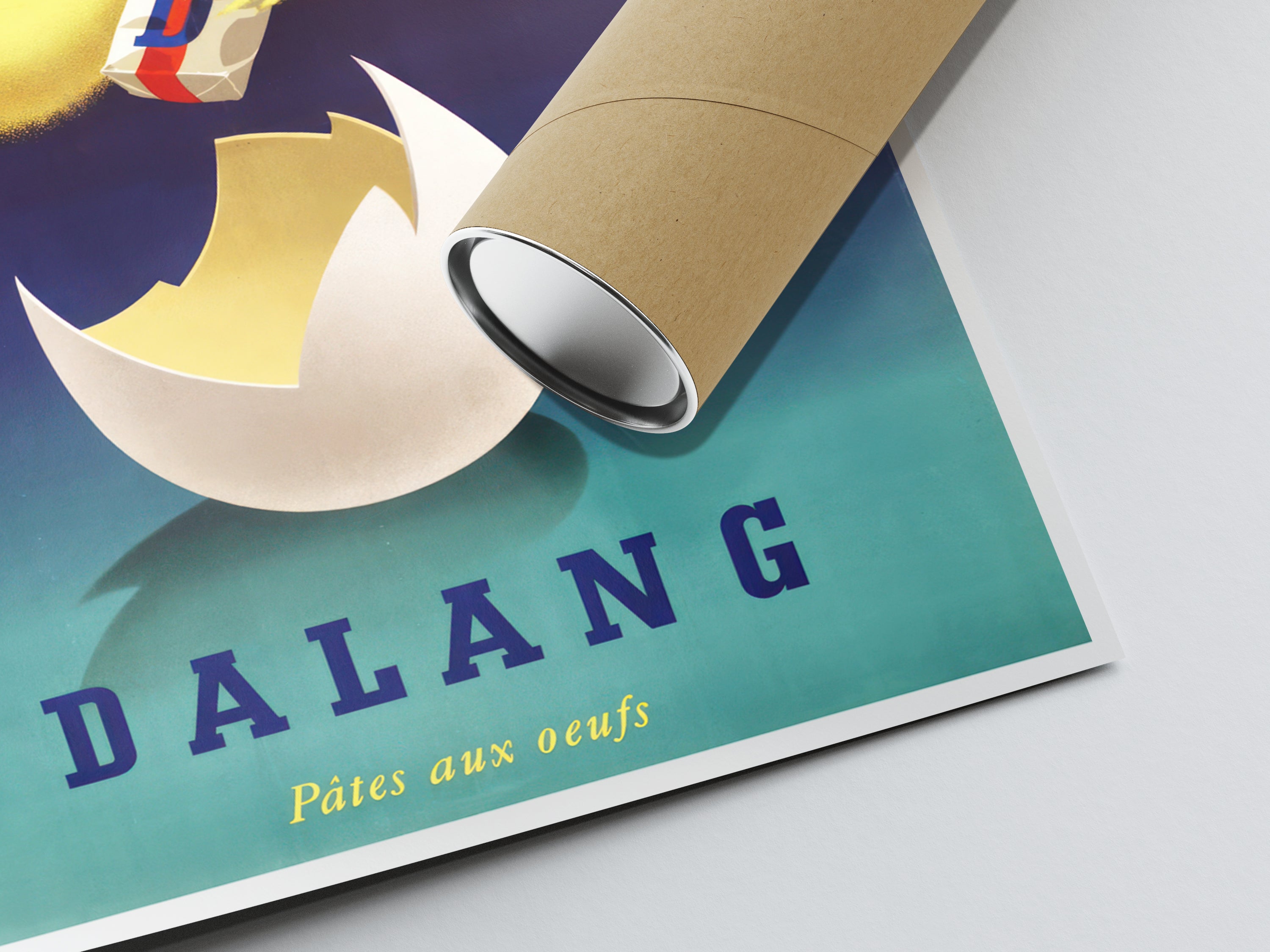 Affiche cuisine vintage "Pâtes Daland"- Haute Définition - papier mat 230gr/m²