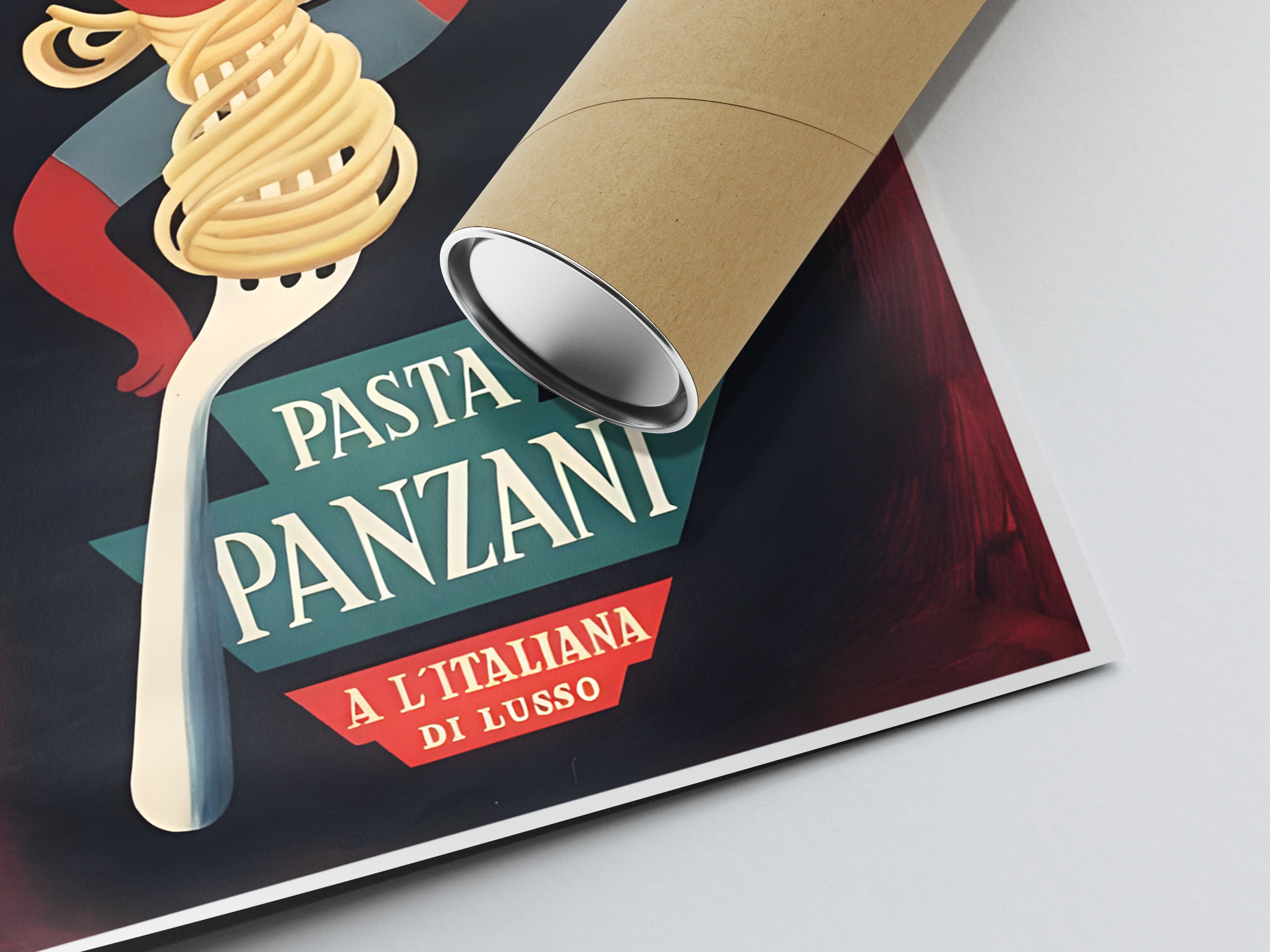 Vintage-Küchenposter „Panzani“ – Hervé Morvan – High Definition – mattes Papier 230 g/m²