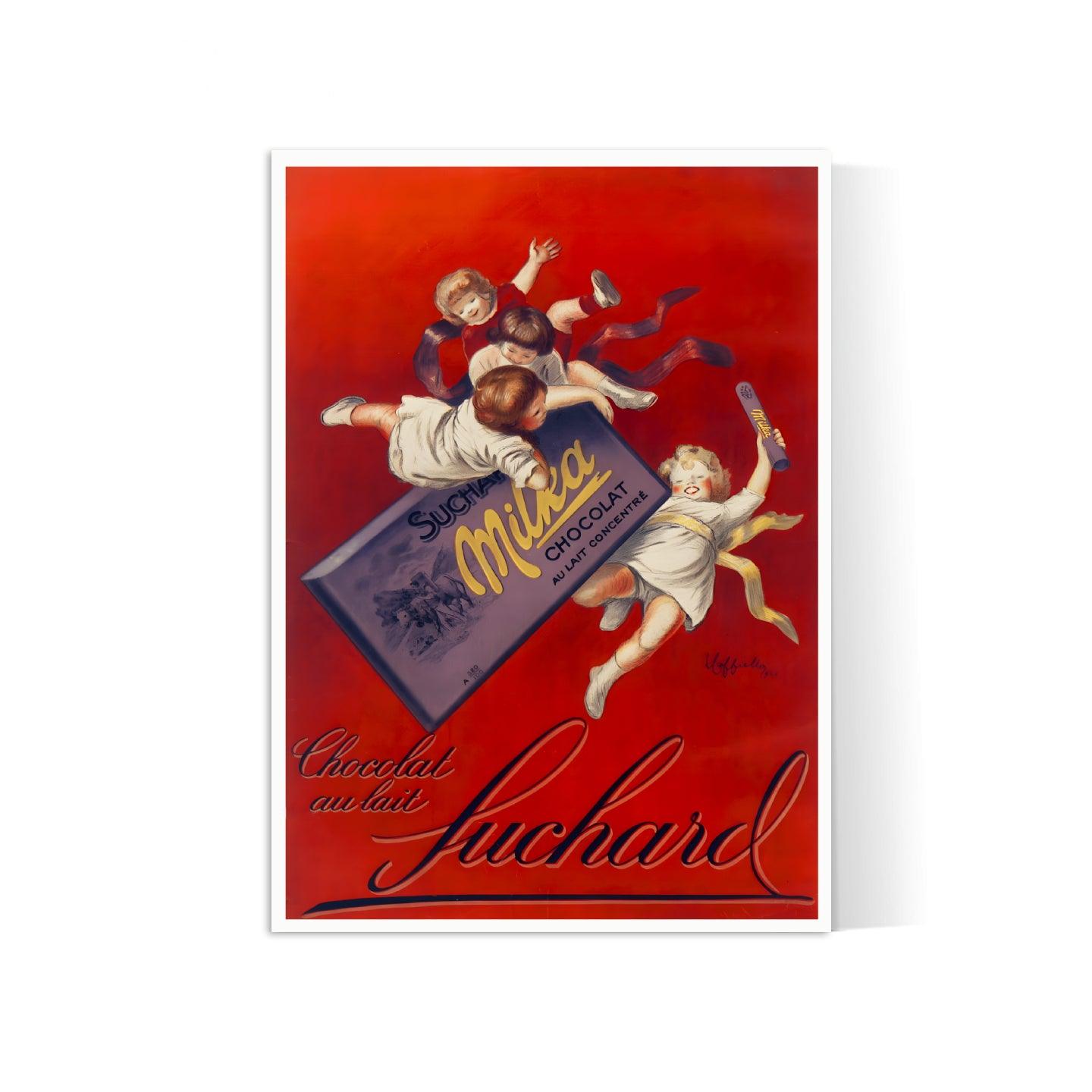 Affiche cuisine vintage "Suchard" - Leonetto Cappiello - Haute Définition - papier mat 230gr/m² - Poster Vintage