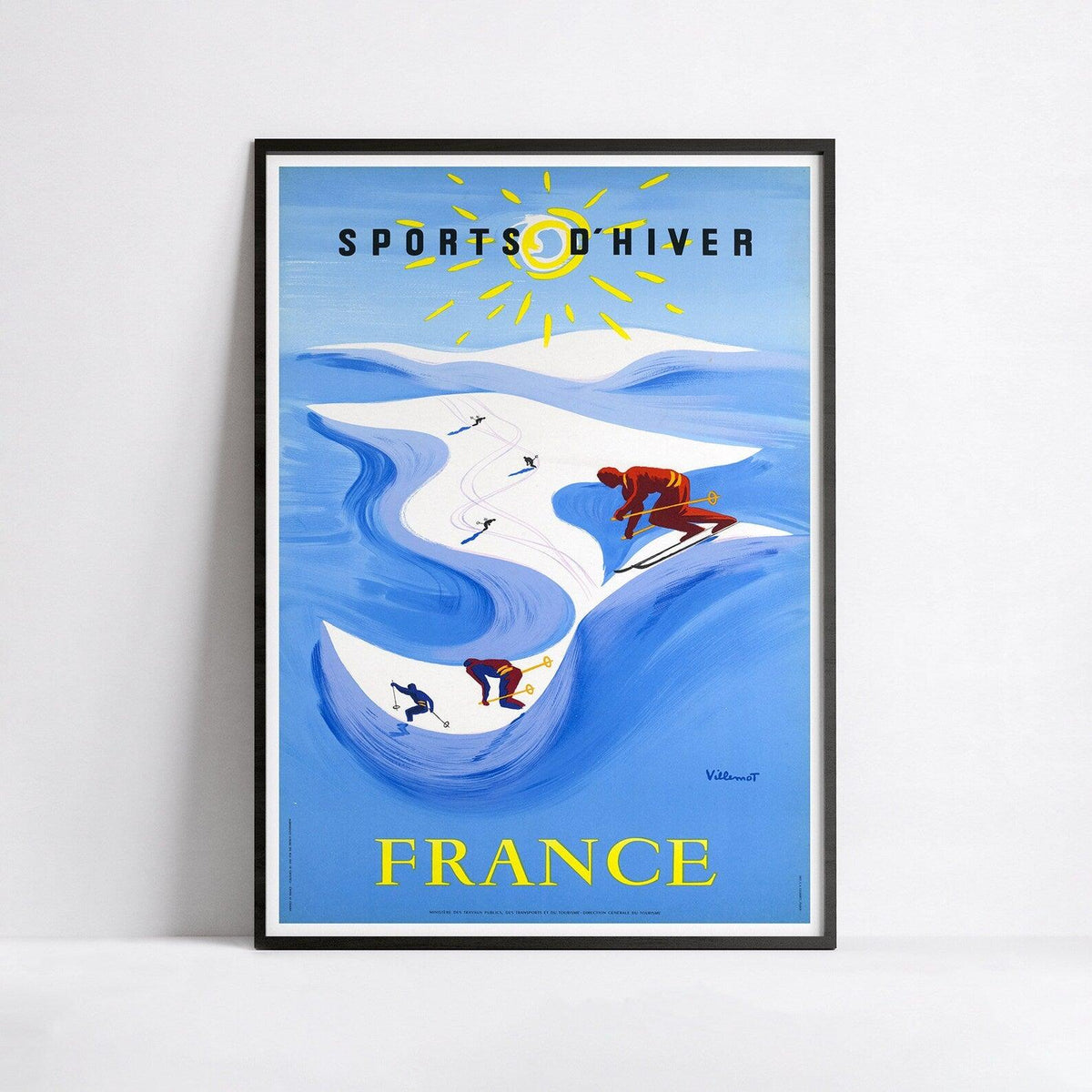 Affiche Vintage Sport D'Hiver | Planète Vintage