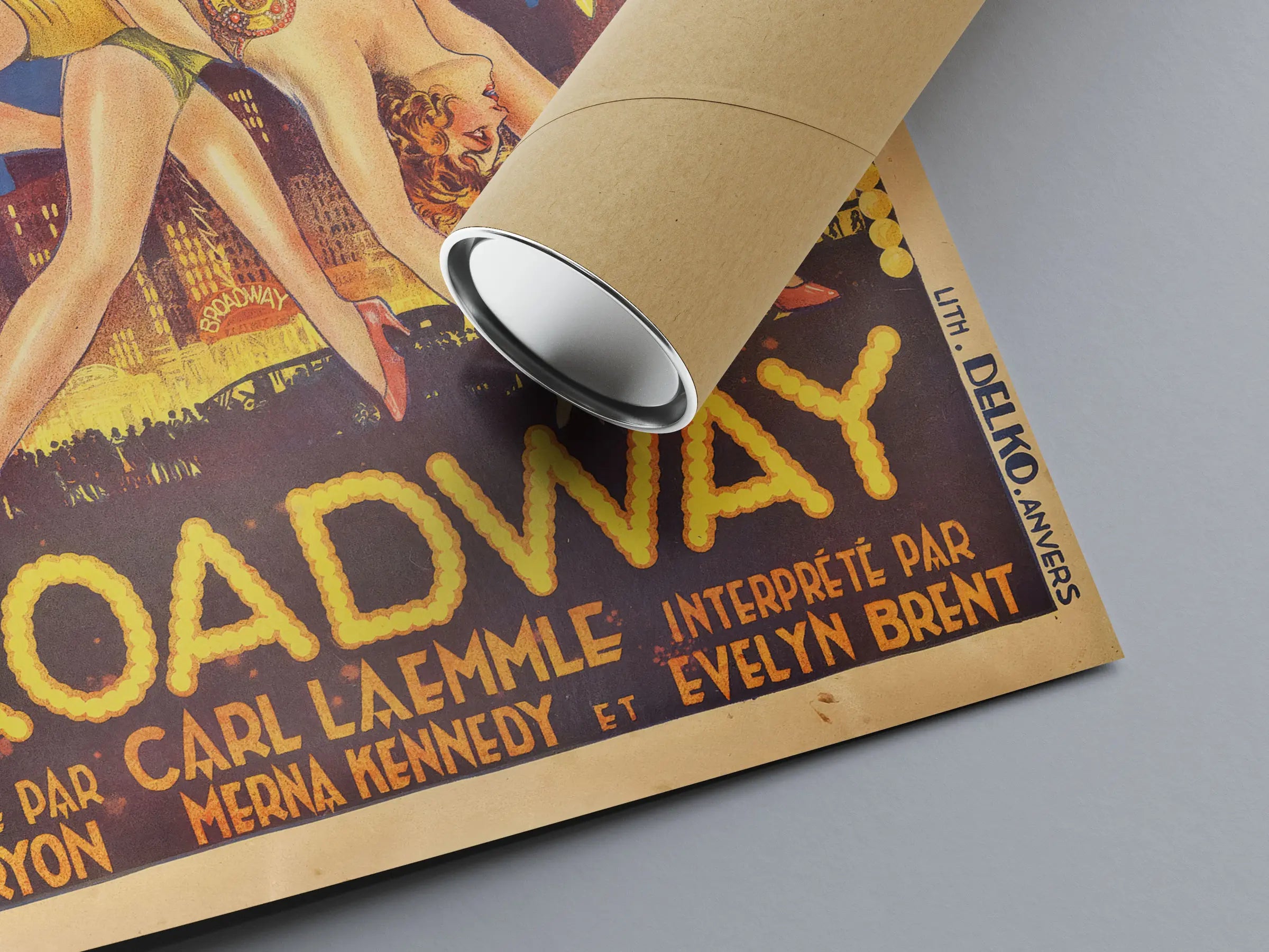 Vintage-Kabarettplakat „Broadway Antwerp Palace“ – Art Deco – High Definition – mattes Papier 230 g/m²