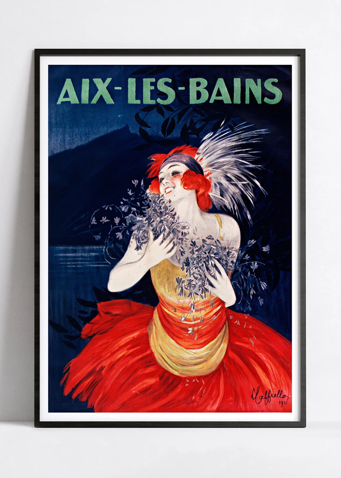 Affiche murale  vintage "Aix les bains " - Leonetto Cappiello - Haute Définition - papier mat 230gr/m²
